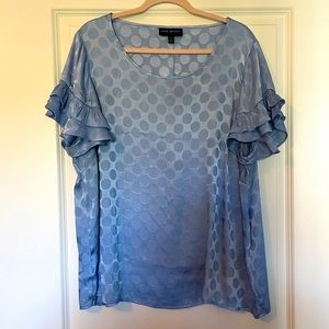 Ruffle Short Sleeve Blouse